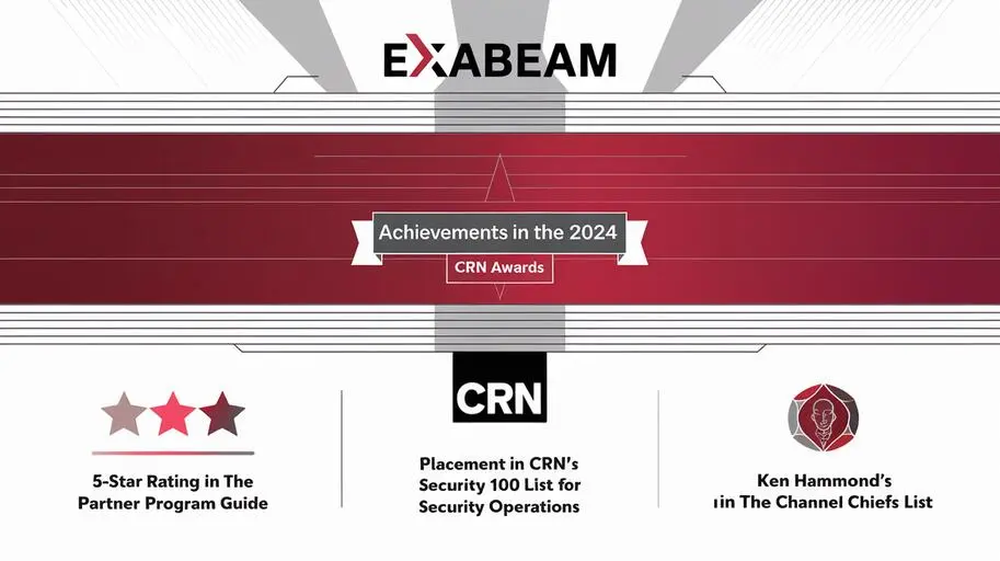 Discover how Exabeam excels in cybersecurity innovation and channel partnerships, earning CRN’s top 2024 awards.