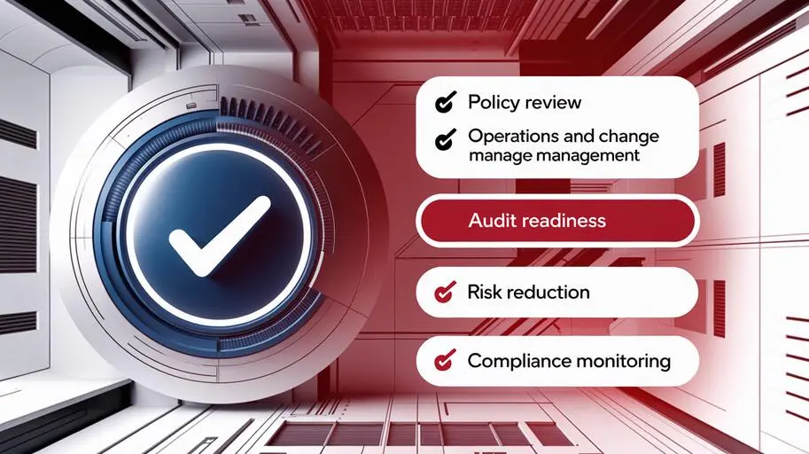 Tufin minimizes the risk of failed audits by incorporating builtin, pre flight compliance checks during network changes.