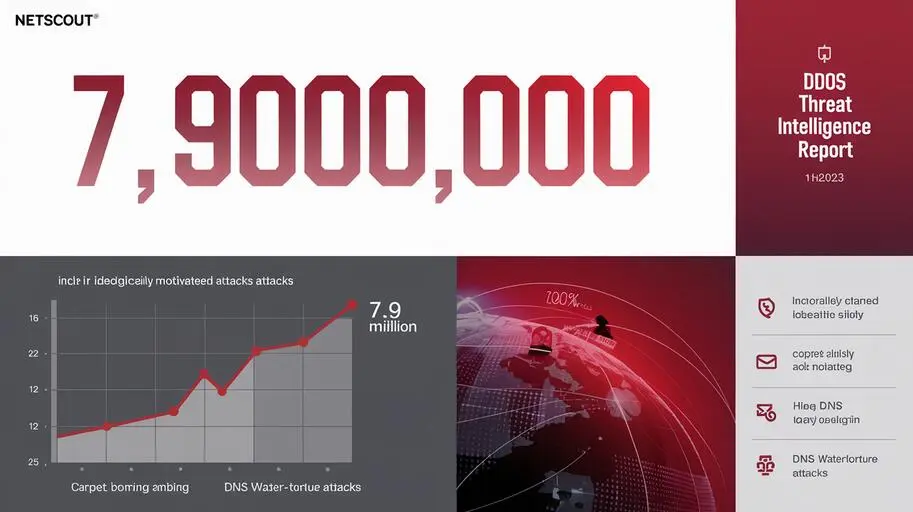 Discover NETSCOUT's 2023 report on DDoS attacks, advanced threats, and cybersecurity strategies to protect your network.