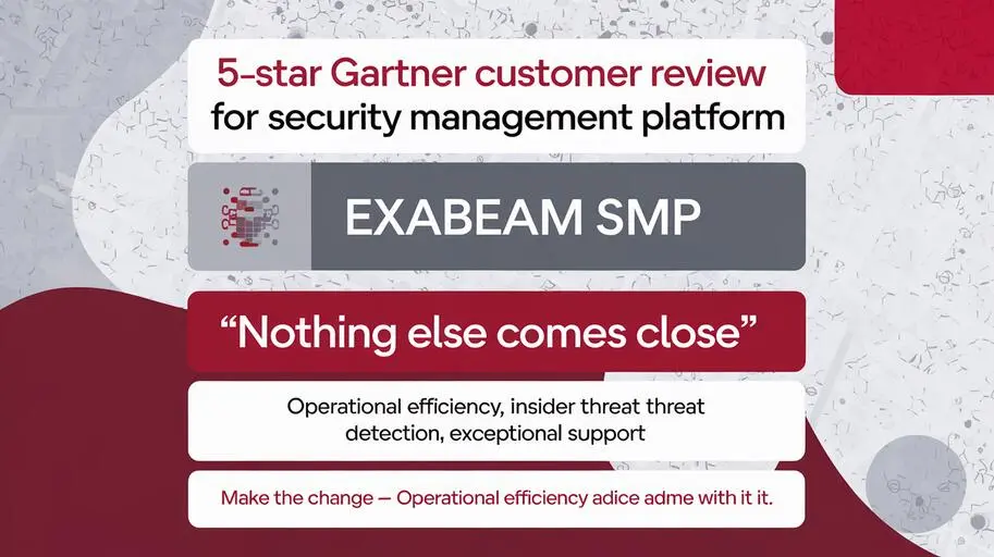 Exabeam's SMP Security Management Platform has received 5 stars in a Gartner customer review. Discover the exceptional capabilities of this platform. | NWU