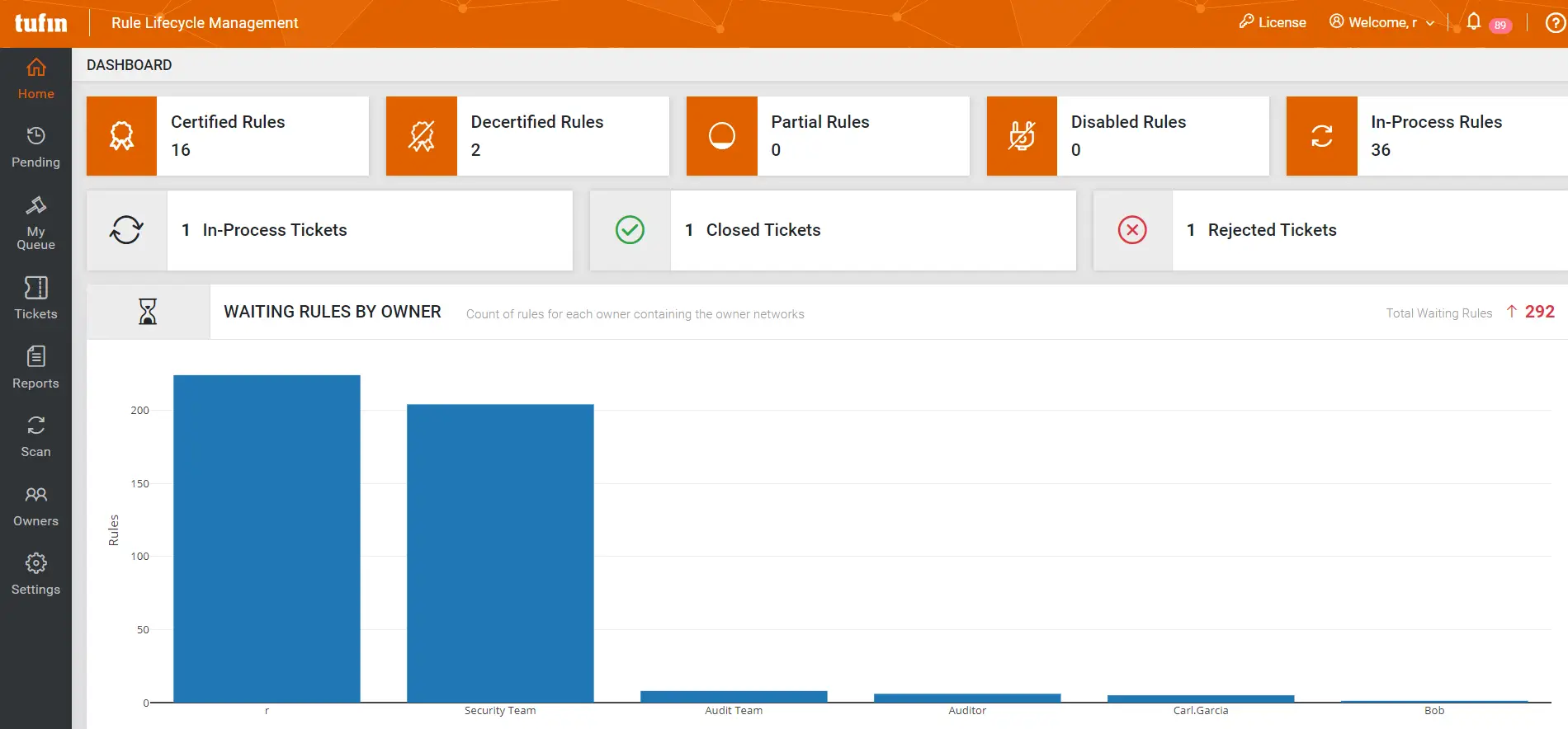 Security Policy Builder Interface