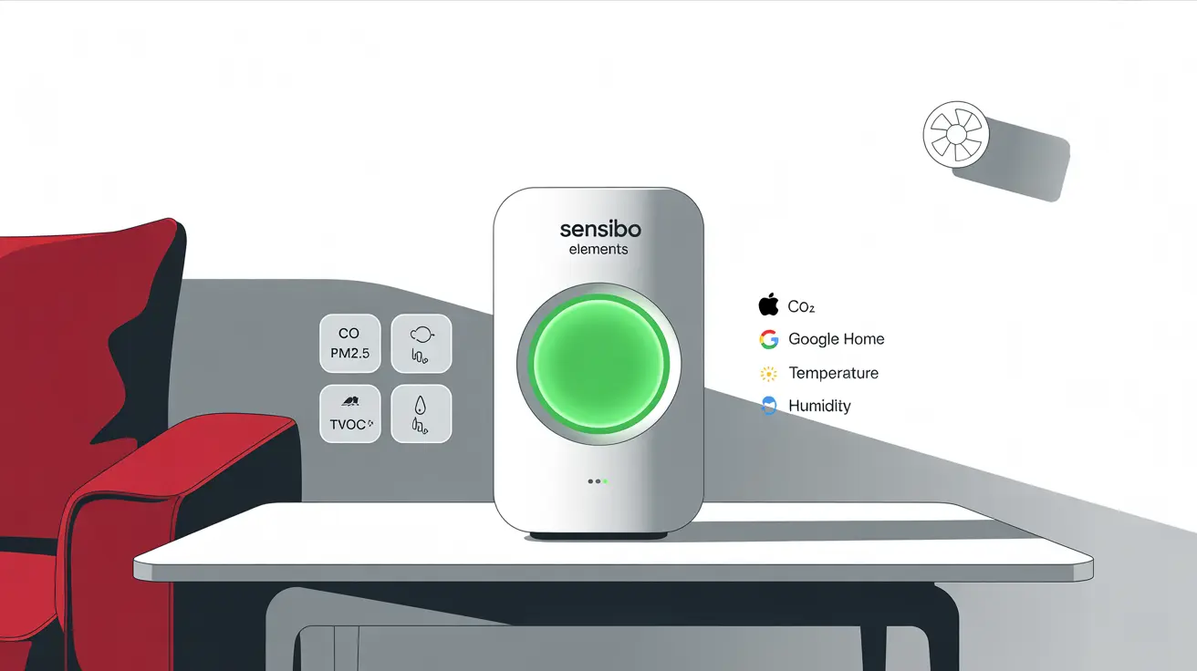 Sensibo Elements: Smart Indoor Air Quality Monitor