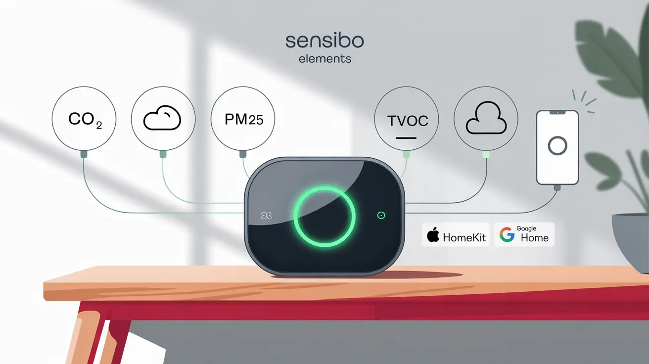 Sensibo Elements: розумний монітор якості повітря для вашого дому