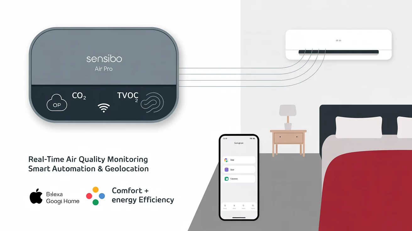 Sensibo Air Pro: розумний клімат-контролер з CO₂-сенсором